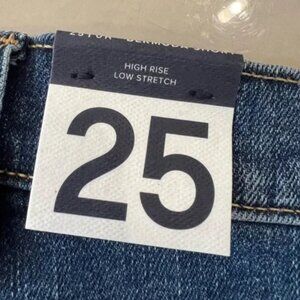 Women’s High Rise Bermuda Jean Shorts.